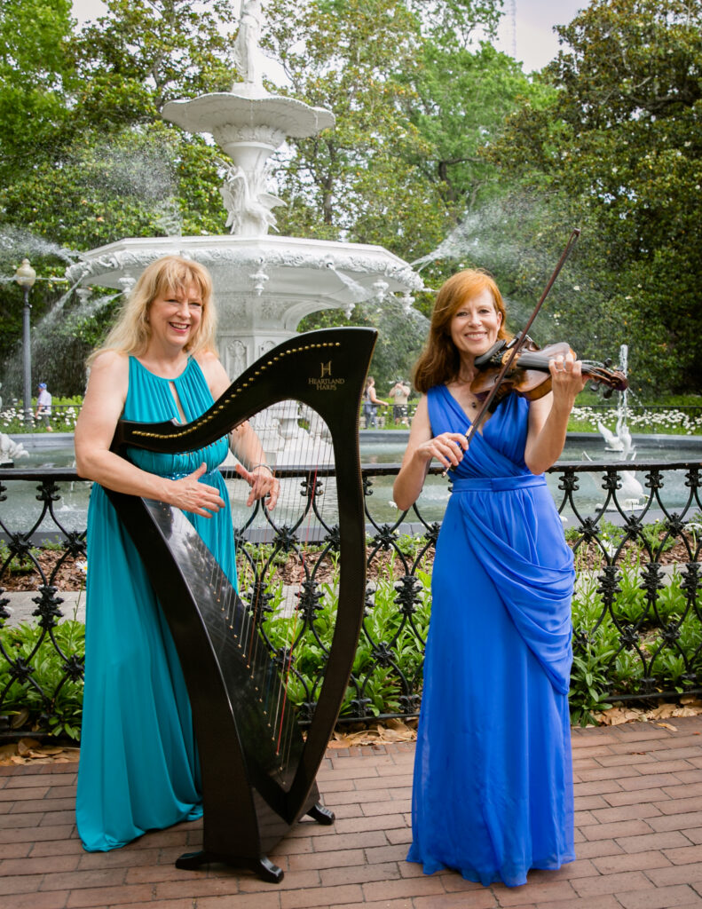 Duo harp fountain2